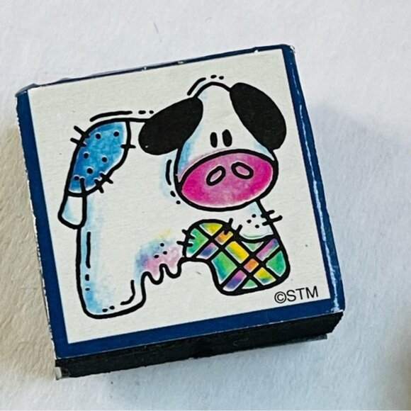 Mini Stamps Assorted 10 Pieces Duck Pooh Piggy Heart Shell Heart Gift Stamping - Picture 10 of 13